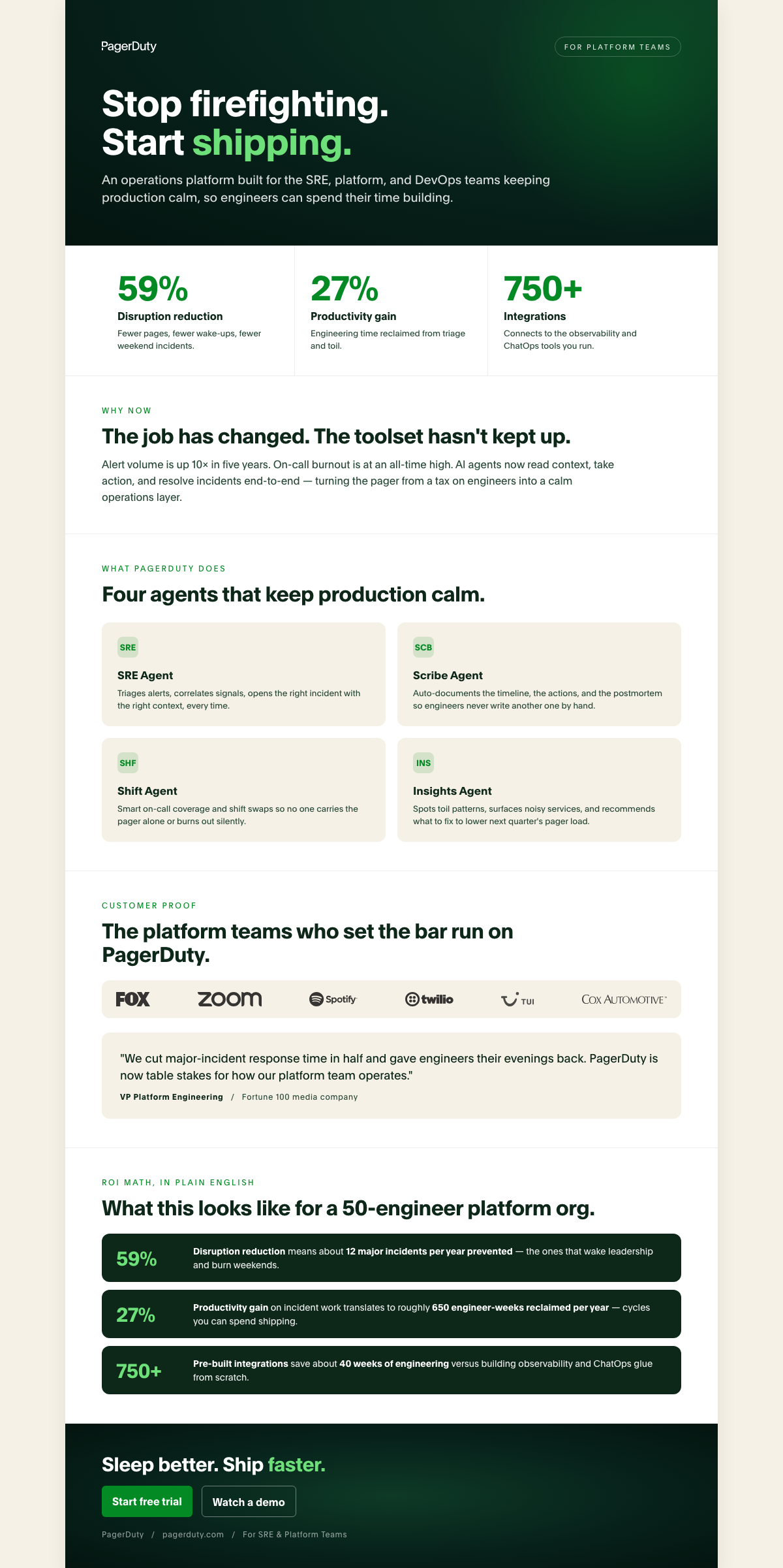 One-pager